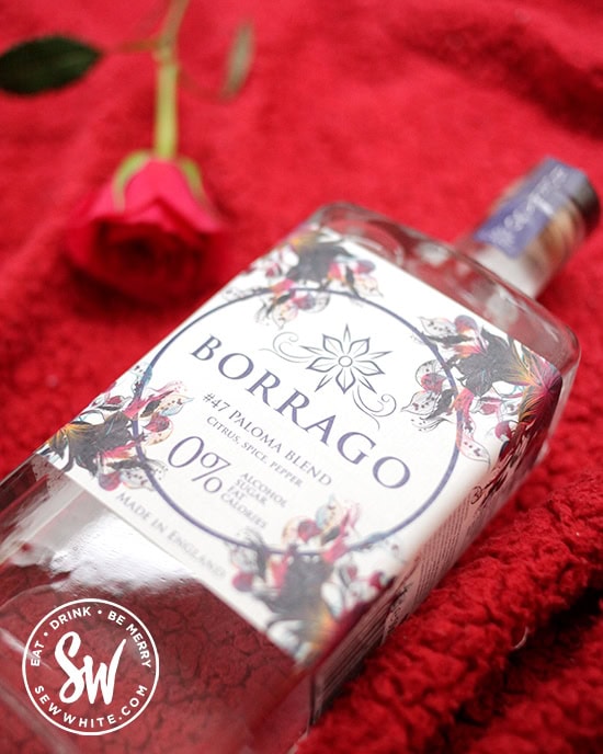 Borrago natural alcohol free spirit for Valentine's Day Gift Guide