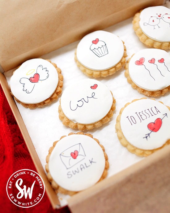 The cutesy personalised biscuits by Bumble and goose in the Valentine's Day Gift Guide 2020