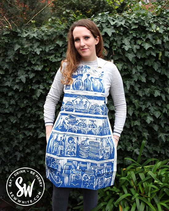 Valentine's Day Gift Guide 2020 Katie Guy linoprint apron