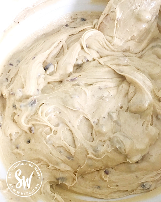 chocolate chip cake mixture