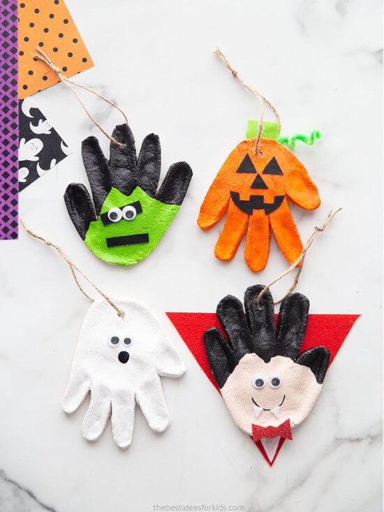 salt dough craft for Halloween