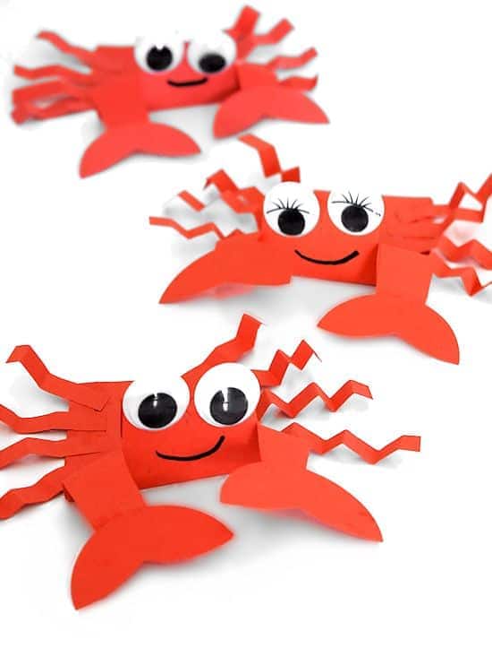 handprint crab craft