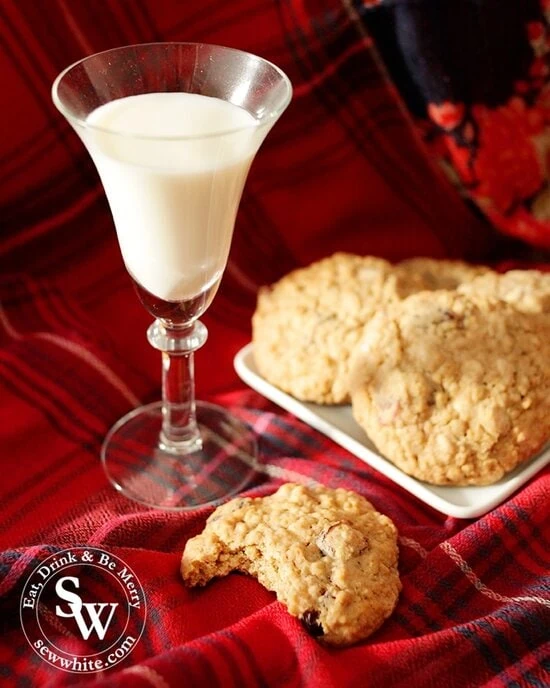 the perfect white chocolate cookie recipe to serve with milk