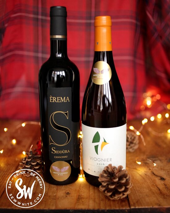 Independent Wine company's Italian wine Siddura and Viognier in the drink gift guide