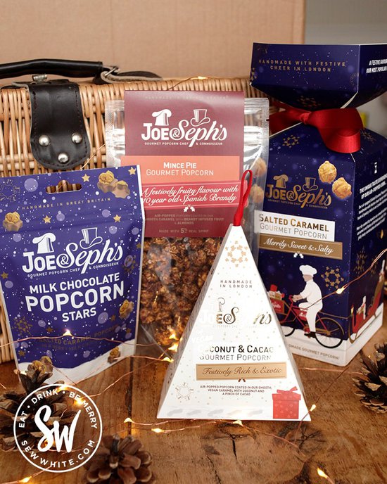 Joe & Steph's popcorn review on the Eat Gift Guide