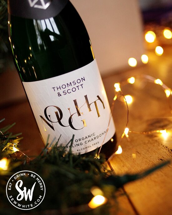 Noughty Organic Sparkling Chardonnay in the drink gift guide