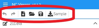 nc viewer file menu