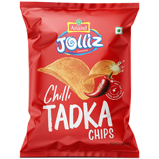 Chilli Tadka Chips Front