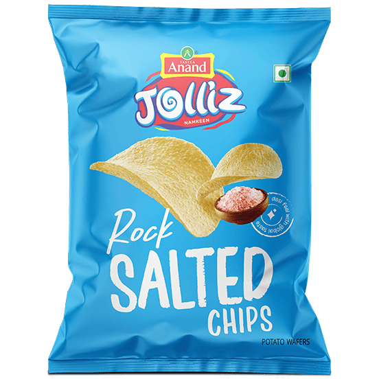 Rock Salted Chips Front