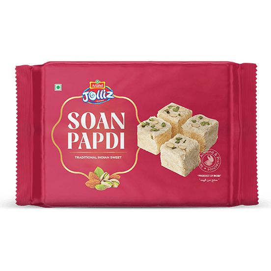 Soan papdi plastic wrap front