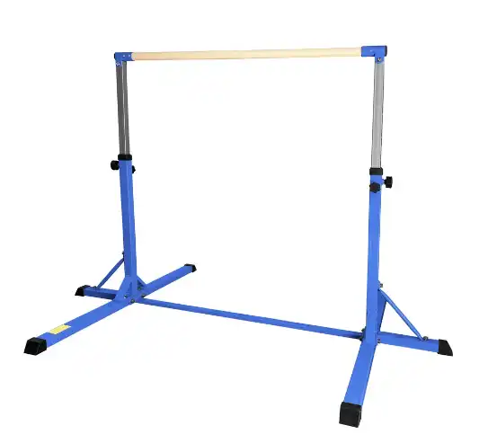Gymnastics High Bar and Mat Set Blue 190cm - Image 3