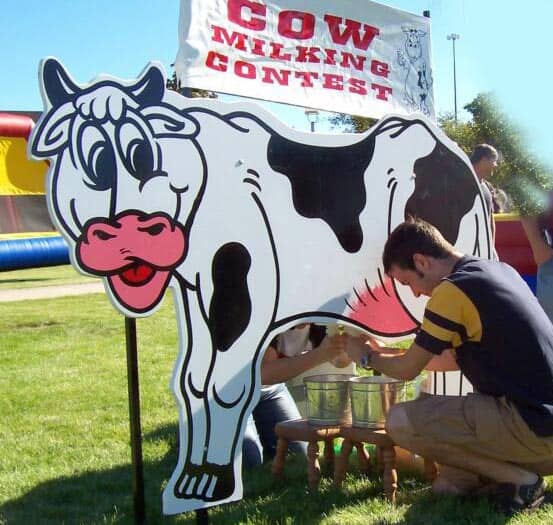 Milk a Cow rental for events in Los Angeles, Orange County, and nationwide