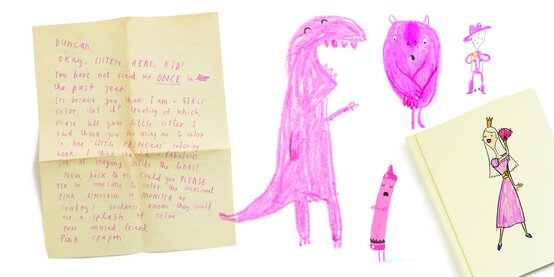 from Drew Daywalt and Oliver Jeffers, The Day the Crayons Quit
