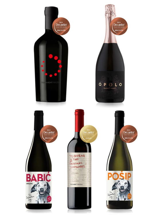 Nagrađena vina od strane Decantera - Dalmatiandog, Testament, Black Island