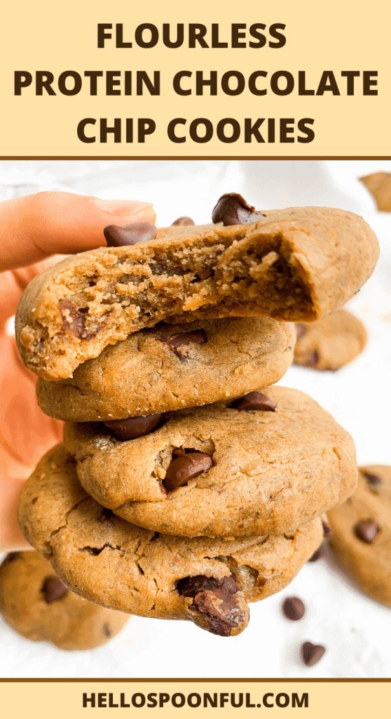 Flourless Protein Chocolate Chip Cookies