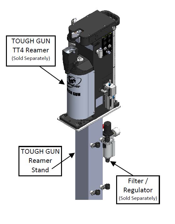 How To Install the TOUGH GUN Reamer Stand Tregaskiss and Bernard