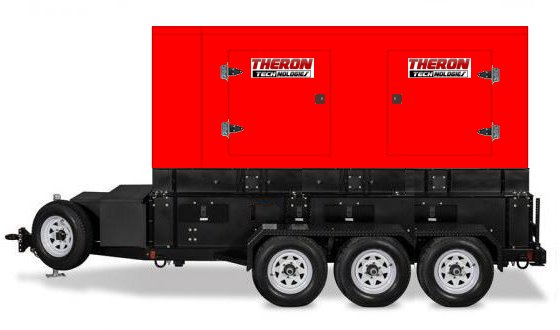 250,000 Watt Fire Department Full-time Silent Mobile Theron Technologies generator
