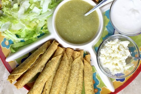 Try green salsa on your Delimex taquitos & tacos + Print the coupon to save $1 at @Walmart #DelimexFiesta #Ad https://www.savingyoudinero.com/?p=44251