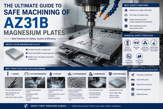 The Ultimate Guide to Safe Machining of AZ31B Magnesium Plates