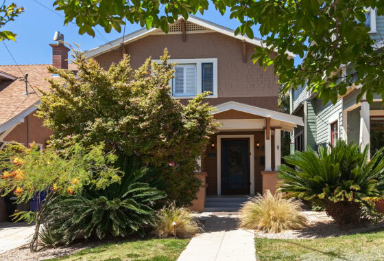 front of Craftsman House in South Park san diego