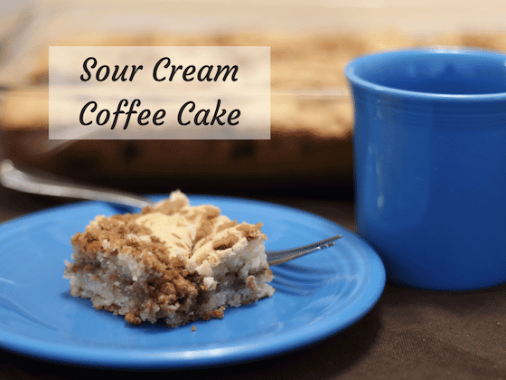 Sour Cream Coffee Cake 