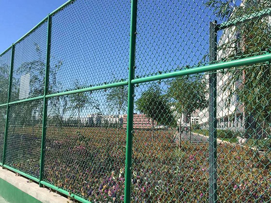 Chain Link Woven Mesh Application