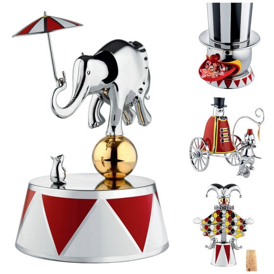 collage collage Marcel Wanders Marcel Wanders creates circus collection of tableware for Alessi collage
