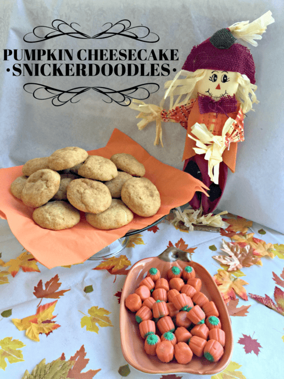 Pumpkin Snickerdoodles With A Cheesecake Filling