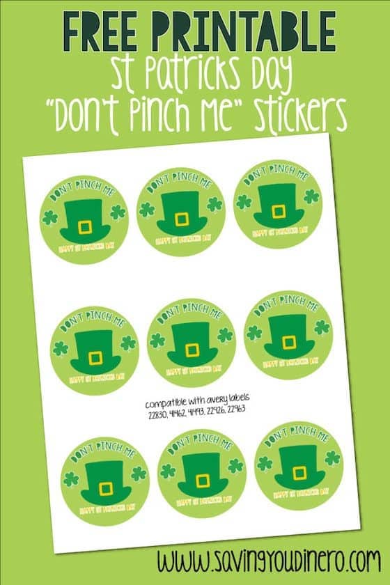 St Patricks Day Crafts for kids. You can print out these Free Printable St Patricks Day Stickers to enjoy with your family as decoration or craft!