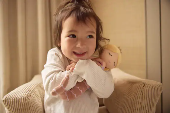 Jollein Fauteuil Pouf Enfant Corduroy - Natural