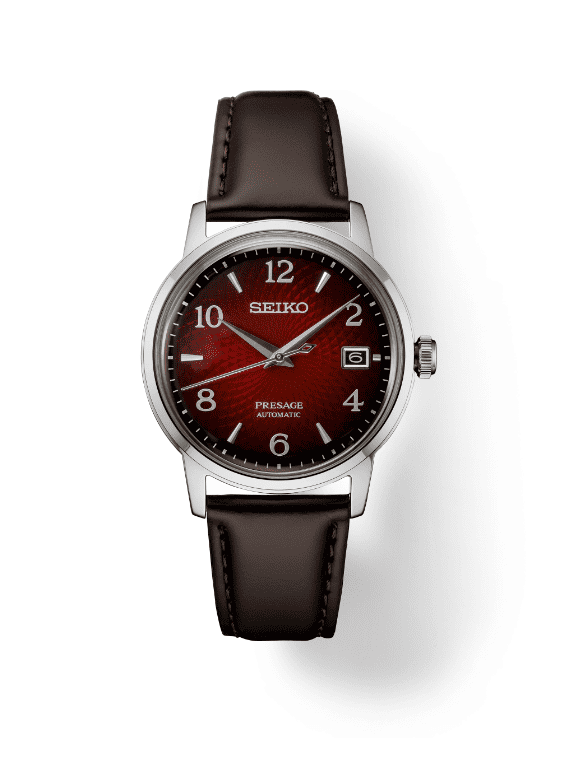 Presage SS Automatic Burgundy Dial