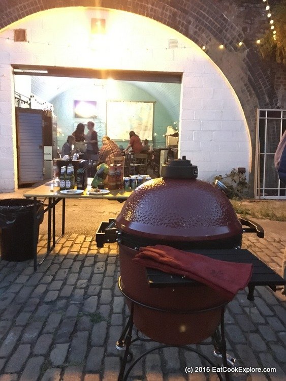 BBQ with Branston at the London Barbecue School 7 branstons-bbq- The star of the show - Kamado Joe