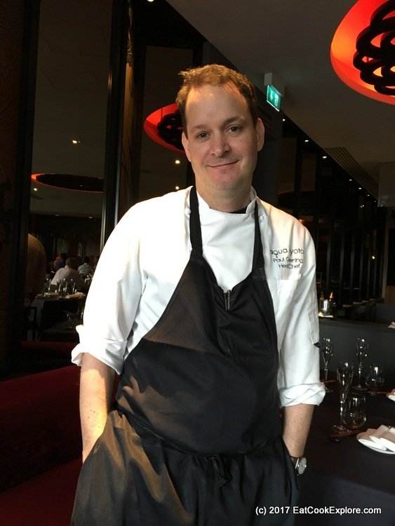 Handmade soba, Contemporary Sushi, Wagyu Yakitori at Aqua Kyoto's Endless Champagne Brunch 5 Aqua Kyoto Chef Paul Greening