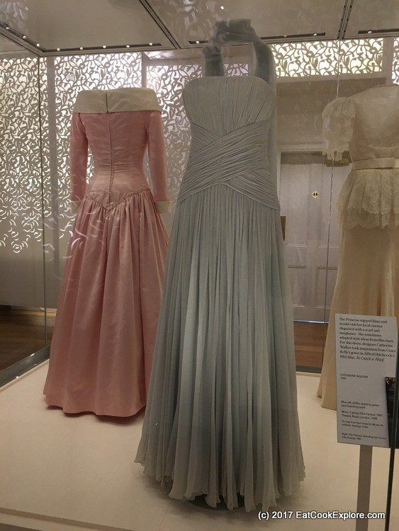 This is a Catherine Walker design inspired by Grace Kelly's gown in "To Catch a Thief"
