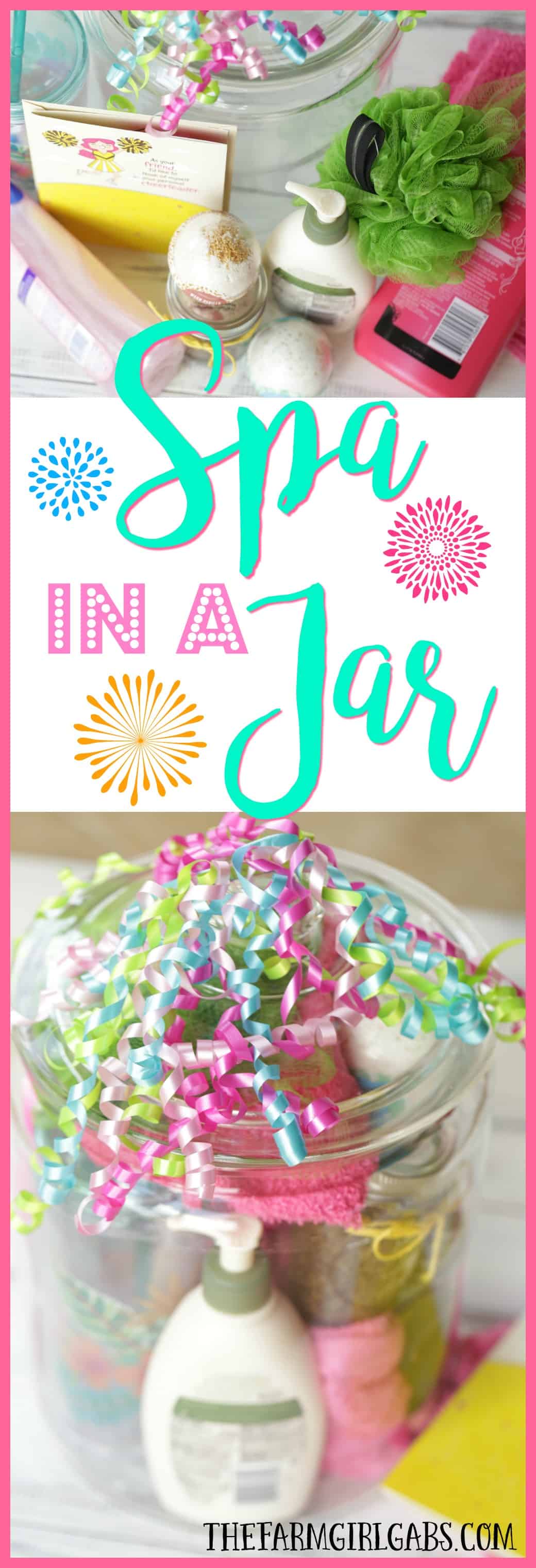 Celebrate that special friend in your life by giving them a Spa In A Jar. This jar has all the essentials they need for the perfect pampering spa day at home - along with a DIY Coffee Sugar Scrub you can make and include. #Ad #CelebrateAllSummer