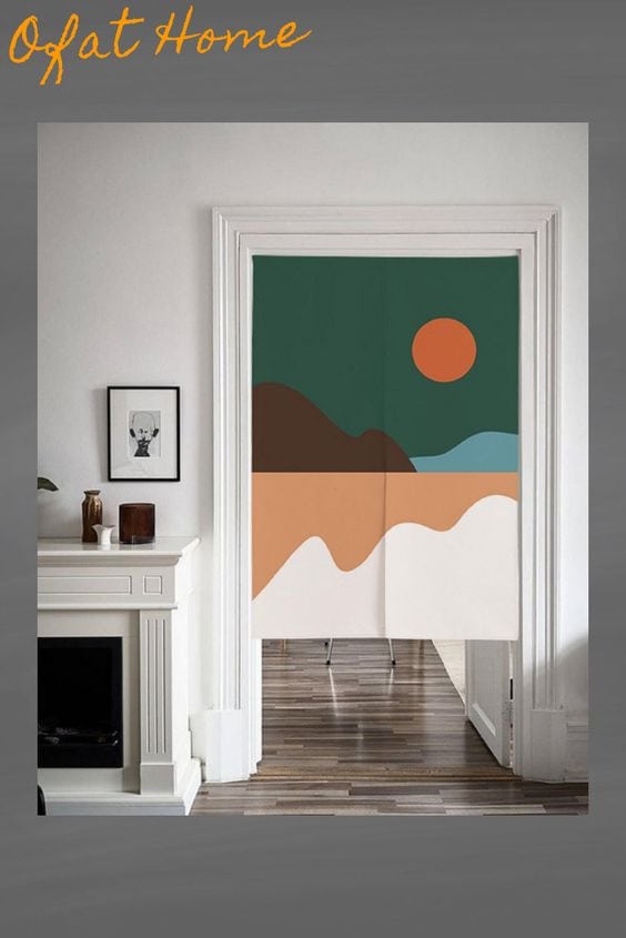 PATIO DOOR WINDOW TREATMENTS IDEAS WITH JAPANESE DOOR TAPESTRY