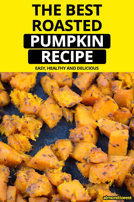 A quick and easy roast pumpkin recipe that can be used in countless recipes! Nutty and peppery flavors of the cumin seeds penetrate the flesh of the pumpkin to give it a more complex flavor!!