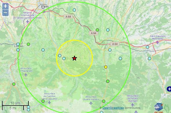 Deuxième tremblement de terre dans les Pyrénées ce mercredi