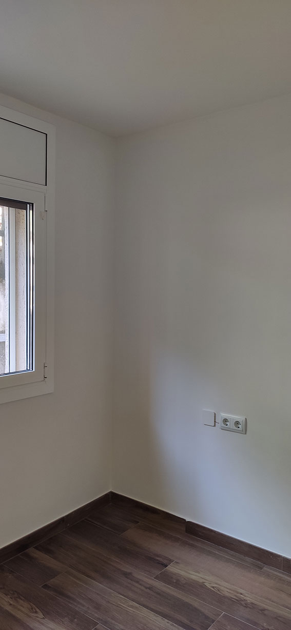 Aplicació de pintura apantallant i acabat amb pintura de silicat, Ecomatèries