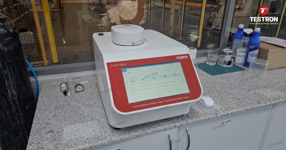 TT-WVTR200 WVTR Tester setup and calibration process at Flexipack Limited Nigeria laboratory