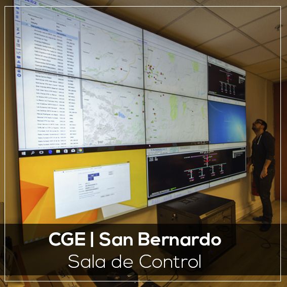 Sala de control video wall Chile