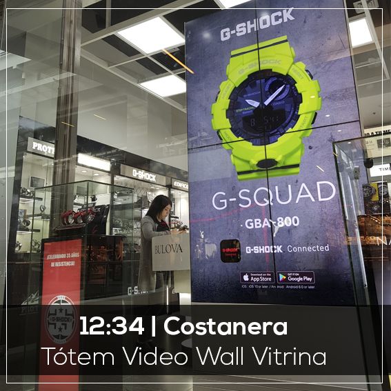 Tótem video wall Costanera Center Chile