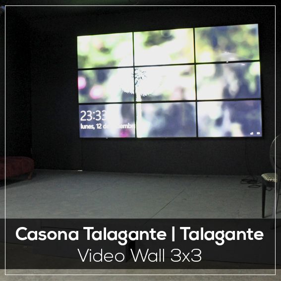 Video wall hotel Dreams Chile pantalla LED