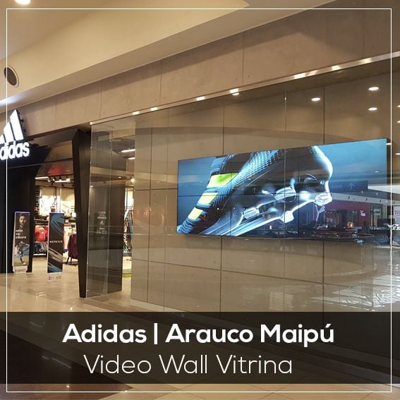 Video Wall Adidas Costanera Center – pantalla LED retail Chile