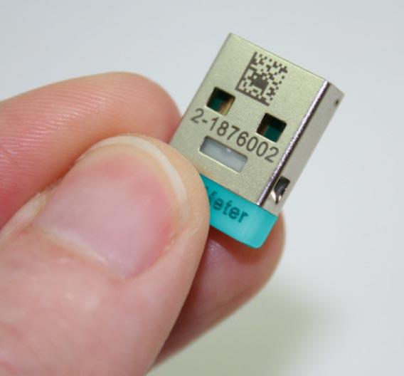 Ein moderner Kopierschutz-Dongle (© WIBU Systems AG)