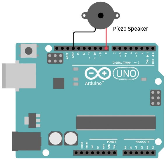Morsen mit Arduino Schaltung