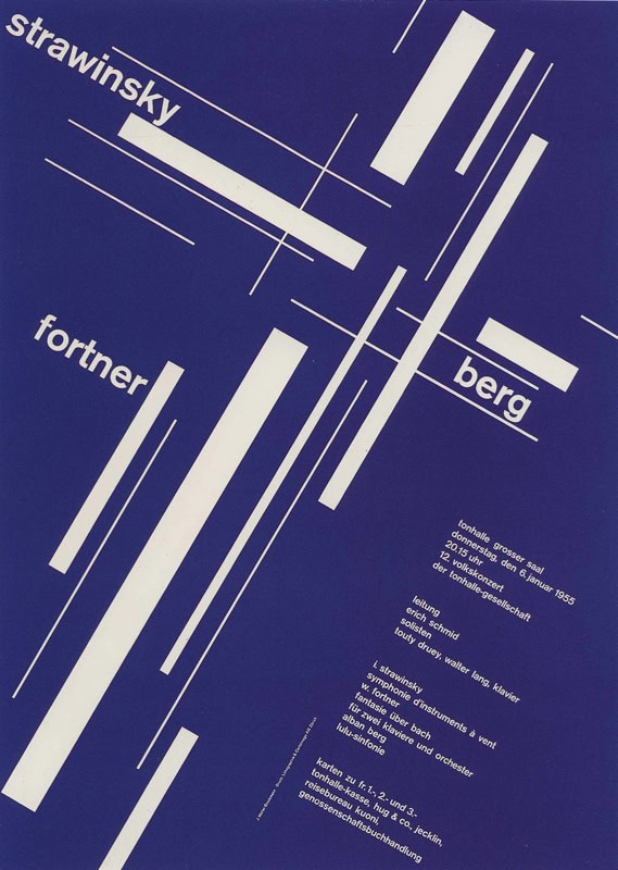 Josef Müller-Brockmanns Zurich Town Hall Posters