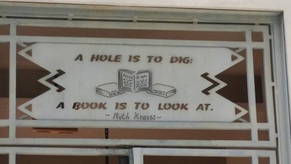 Ruth Krauss quotation on Los Angeles Public Library: photo by Cam Smith Ostrin