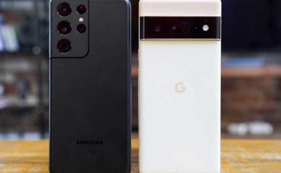 Флагманы Samsung Galaxy S21 Ultra и Google Pixel 6 Pro