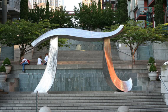 Pi sculpture, Seattle, Washington